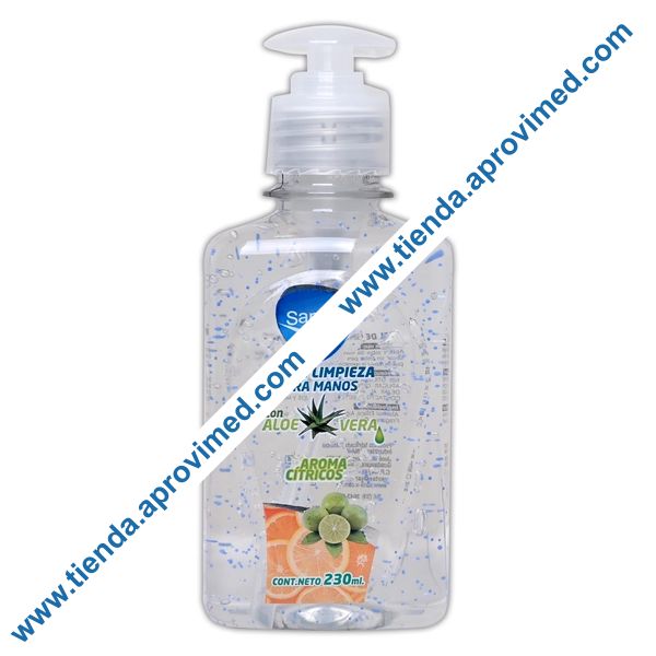 Gel Antibacterial con Aloe Vera 230 ml — Higiene efectiva para manos