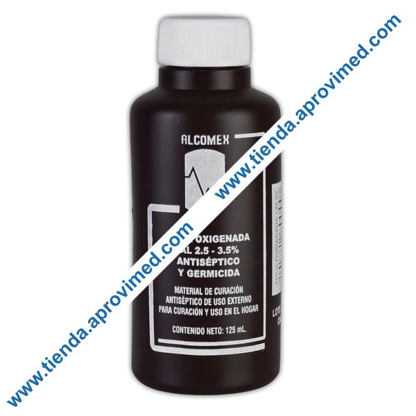Agua Oxigenada Alcomex 125 ml — Antiséptico para heridas superficiales