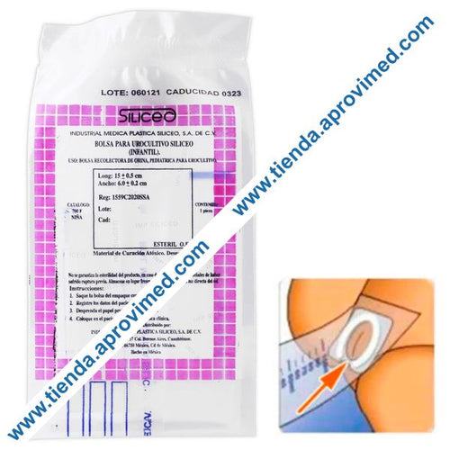 Bolsa estéril para urocultivo infantil — Unidad