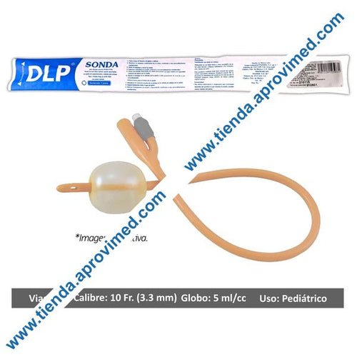 Sonda Foley de látex 2 vías con globo 5 ml — 1 pieza