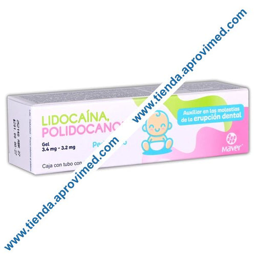 Gel anestésico pediátrico para encías — Tubo 10 g