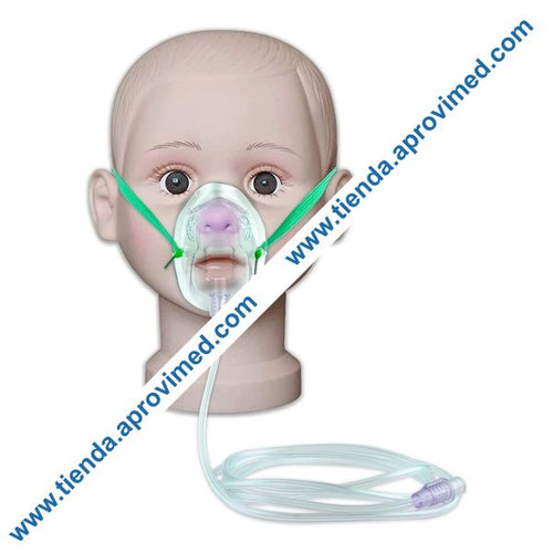 Mascarilla pediátrica para oxígeno — SensiMedical con 1 unidad