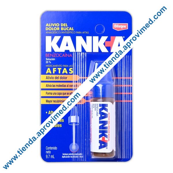 Solución bucal anestésica Benzocaína 20% — 9.7 ml