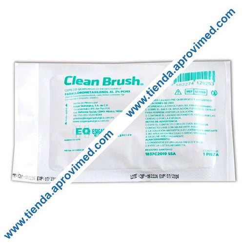 Cepillo quirúrgico antiséptico al 3% para desinfección CLEAN BRUSH