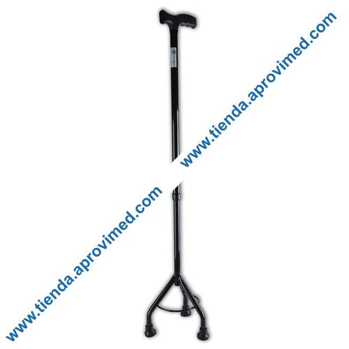 Bastón ergonómico de tres patas Super Comfort — Color negro