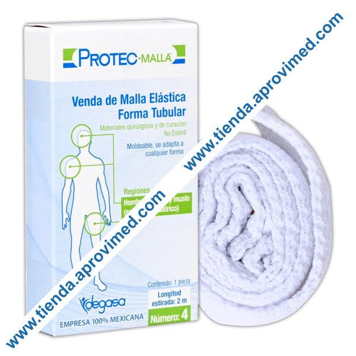 Venda de malla elástica tubular — 2 mts para sujeción de curaciones