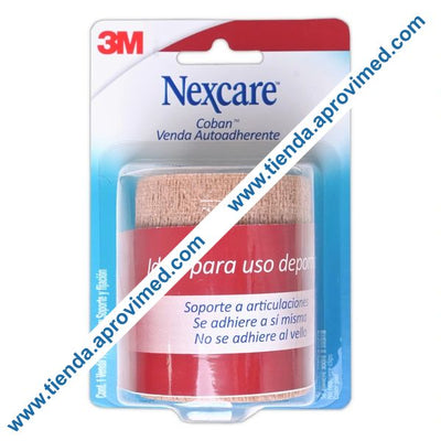 Venda elástica autoadherente Nexcare color piel 7.5 cm x 4.5 mt