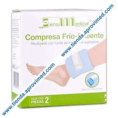 Compresa térmica de gel reutilizable para frío y calor — 23x10 cm