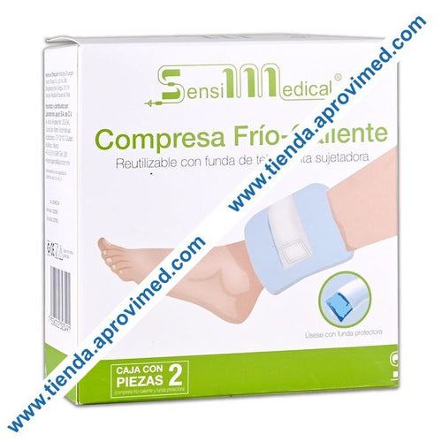 Compresa térmica de gel reutilizable para frío y calor — 23x10 cm