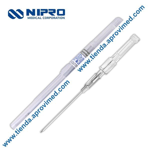 Catéter intravenoso gris 16G para infusiones rápidas