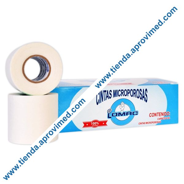 Cinta adhesiva microporosa para heridas — Rollo 5 cm x 10 m