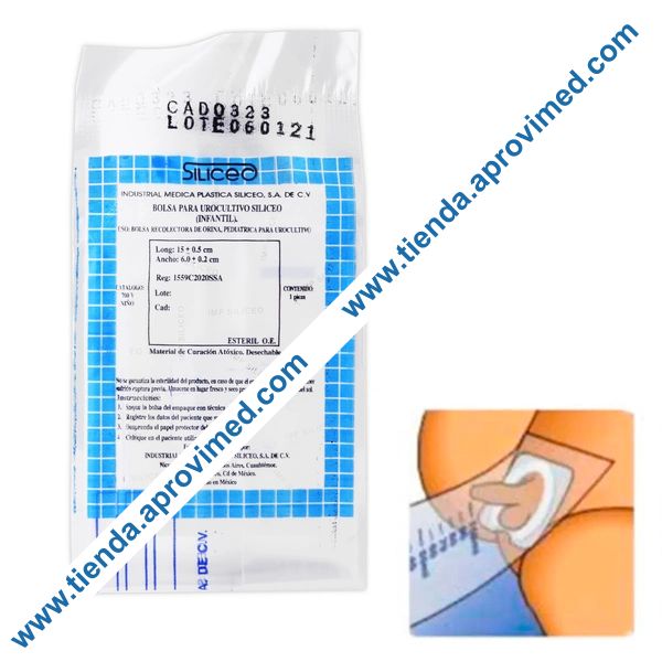 Bolsa para urocultivo estéril infantil — 50 ml