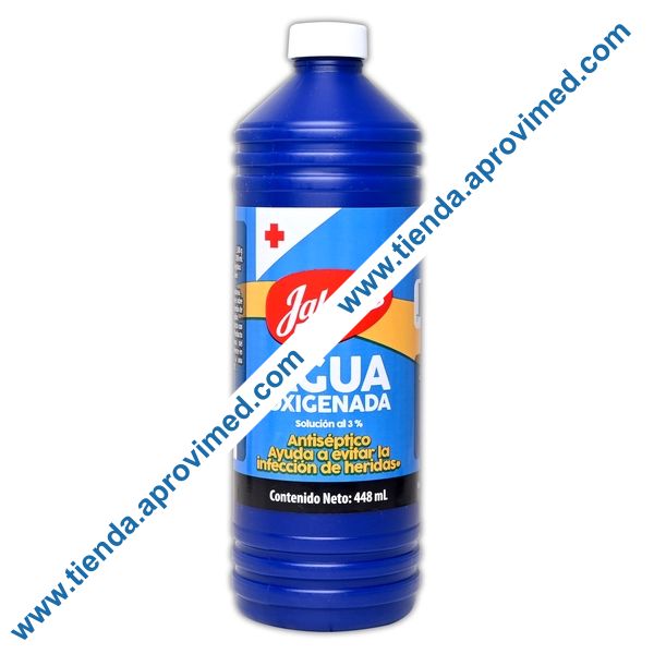 Agua Oxigenada Jaloma 3% — Solución Antiséptica de 448 ml