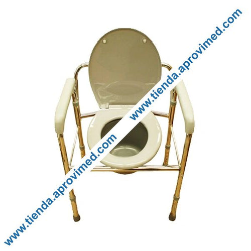Silla cómoda fija de acero cromado para baño y ducha