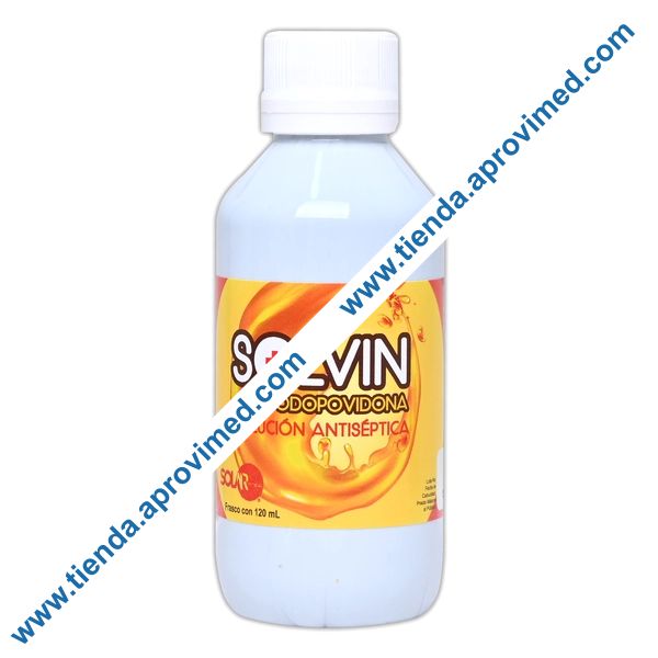 Solución Antiséptica de Yodopovidona 120 ml para heridas y limpieza