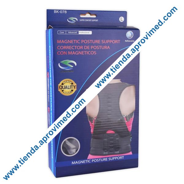Faja Correctora de Postura Magnética — Talla Grande (95-110 cm)