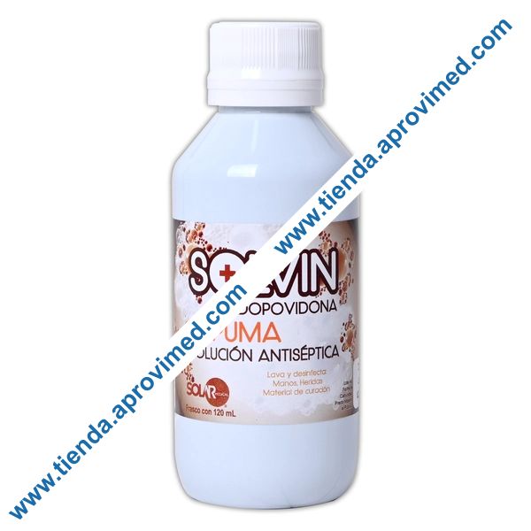 Espuma Antiséptica de Yodopovidona para Lavado de Heridas — 120 ml