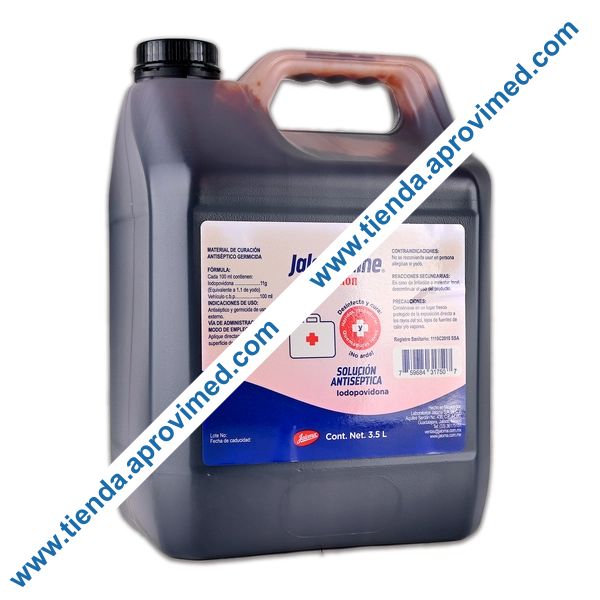 Solución Antiséptica Tópica de Yodopovidona — 3.5 L