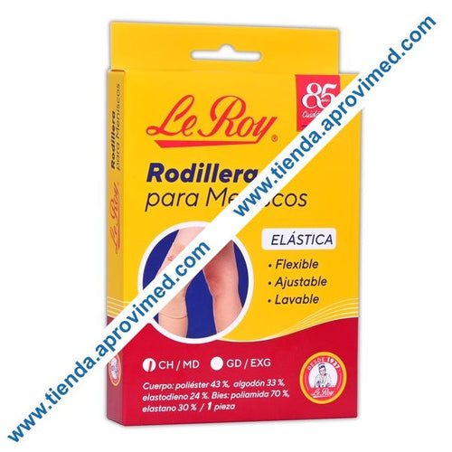Rodillera elástica para meniscos — Talla Ch/Med 36-39 cm