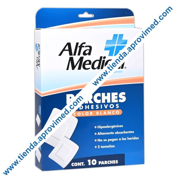 Parches adhesivos mixos para heridas — Caja 10 pzas
