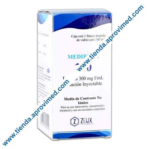 Medio de contraste Iohexol 300 mg/mL para diagnóstico médico