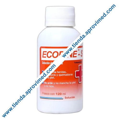 Solución antiséptica tópica con yodopovidona — Frasco 120 ml