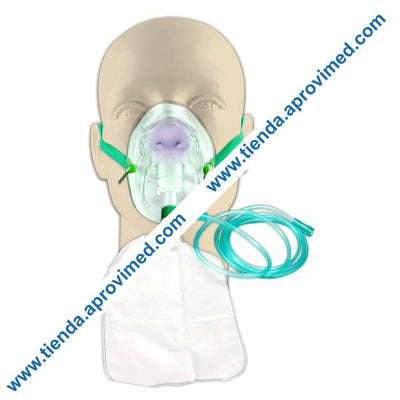 Mascarilla de oxígeno con reservorio SensiMedical para adultos — 1 pieza