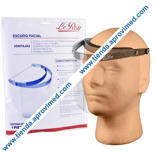 Protector facial higiénico para adultos — Paquete 1 pieza