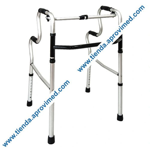 Andadera fija de aluminio Eko-Mobility con 2 niveles de apoyo