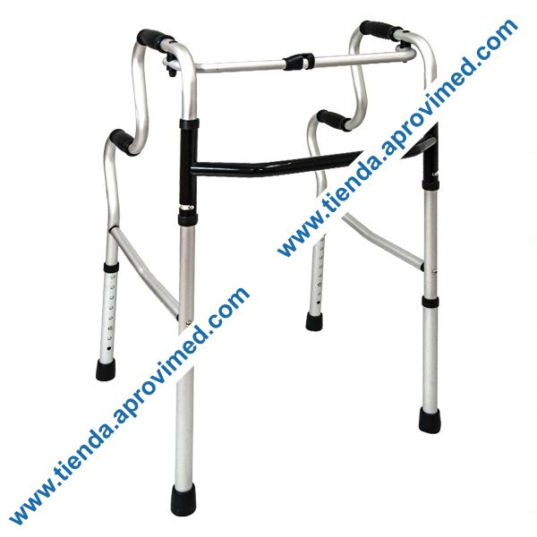 Andadera fija de aluminio Eko-Mobility con 2 niveles de apoyo