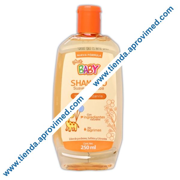 Shampoo hipoalergénico para bebés con miel y manzanilla 250 ml