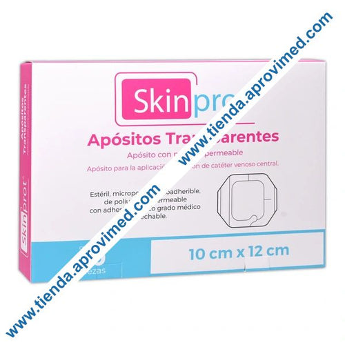 Apósito de fijación transparente para heridas — Caja con 50 piezas