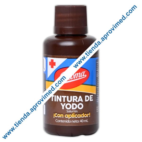 Antiséptico tópico con yodopovidona — Frasco 40 ml con aplicador