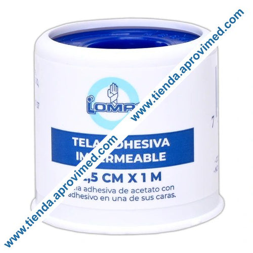 Cinta adhesiva de tela hipoalergénica para heridas — 2.5 cm x 1 m