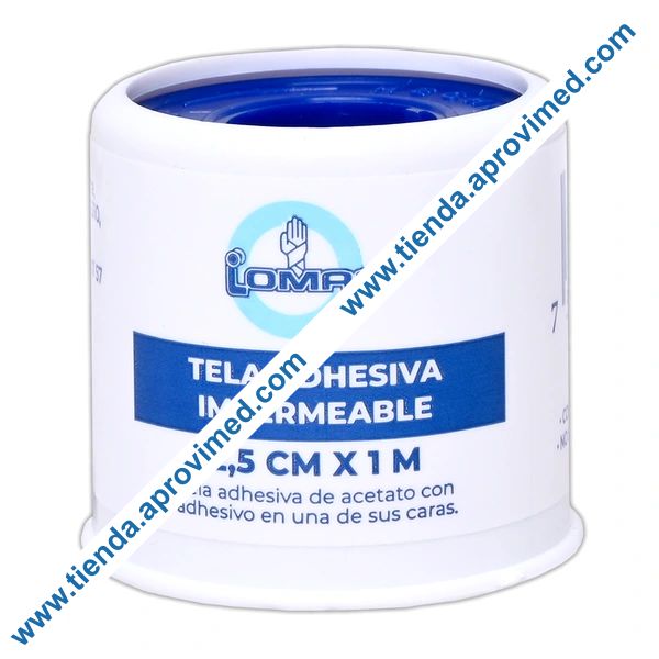 Cinta adhesiva de tela hipoalergénica para heridas — 2.5 cm x 1 m