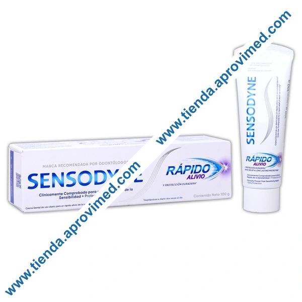 Pasta dental para dientes sensibles Sensodyne Rápido Alivio 100 g
