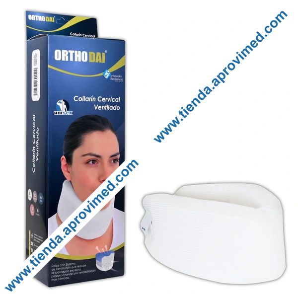 Collarín cervical ventilado para soporte y alivio — 1 pieza
