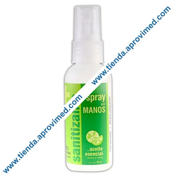 Desinfectante para manos con aroma a menta y limón — 60 ml