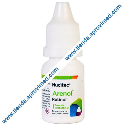 Solución oral de Retinol 1,250,000 UI — Gotero 4 ml