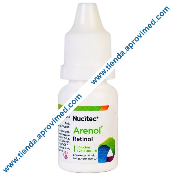 Solución oral de Retinol 1,250,000 UI — Gotero 4 ml