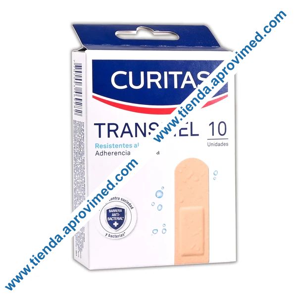 Curitas Regulares de Tela Transpirable para Heridas — Caja 10 pzs