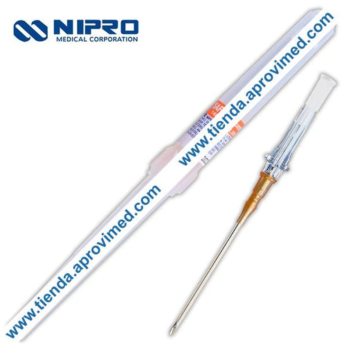 Catéter intravenoso radiopaco de 14G — 1 pieza