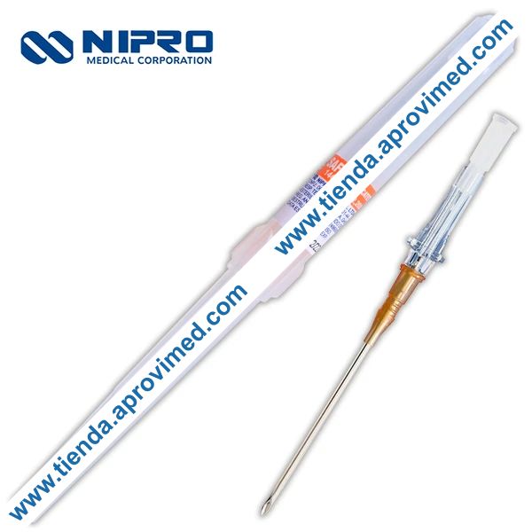Catéter intravenoso radiopaco de 14G — 1 pieza