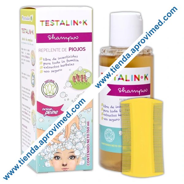 Shampoo repelente de piojos con peine — 150 ml