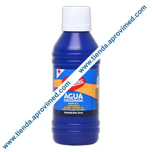 Agua Oxigenada Jaloma 3% para Antiséptico — Frasco 56 ml