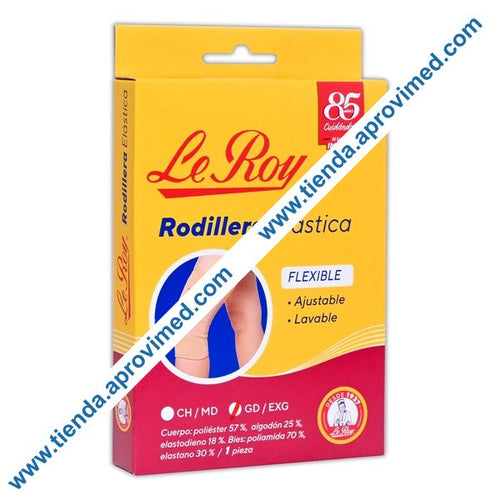Rodillera elástica flexible para soporte de rodilla — Talla GD/EXG