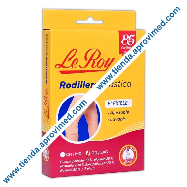 Rodillera elástica flexible para soporte de rodilla — Talla GD/EXG