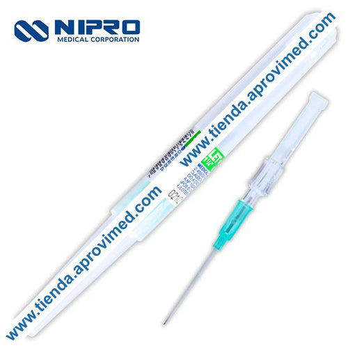 Catéter intravenoso radiopaco 18G para infusiones — 1 pieza