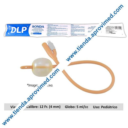 Sonda Foley de látex 2 vías con globo de 5 ml — 1 pieza