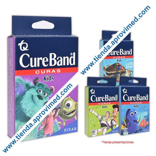 Venditas adhesivas infantiles Pixar — Caja con 20 pzas